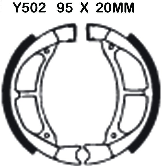EBC Brake Shoes Y502