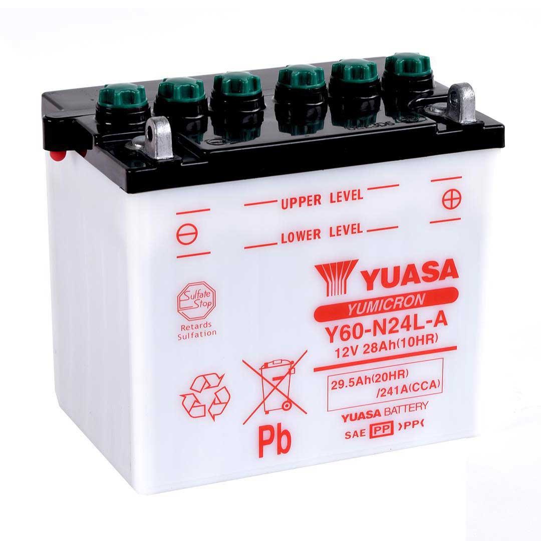 Yuasa Batteries Y60-N24L-A (CP) With Acid