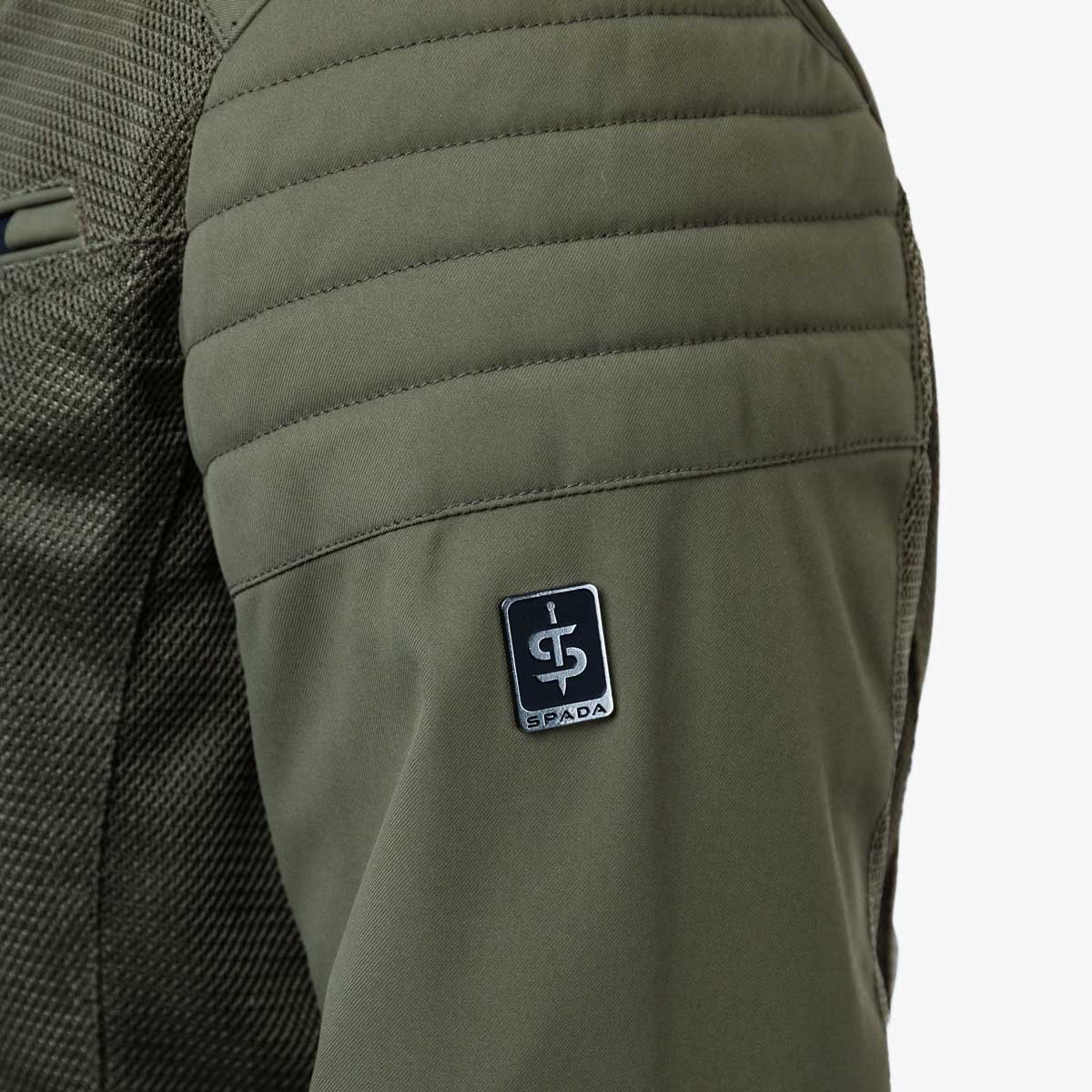 Spada Cafe Air CE Jacket Olive Green - Image 9