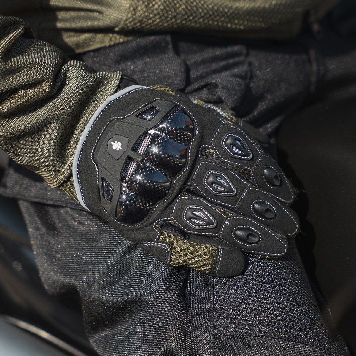Spada MX-Air Rev.2 CE Gloves Olive Green - Image 4
