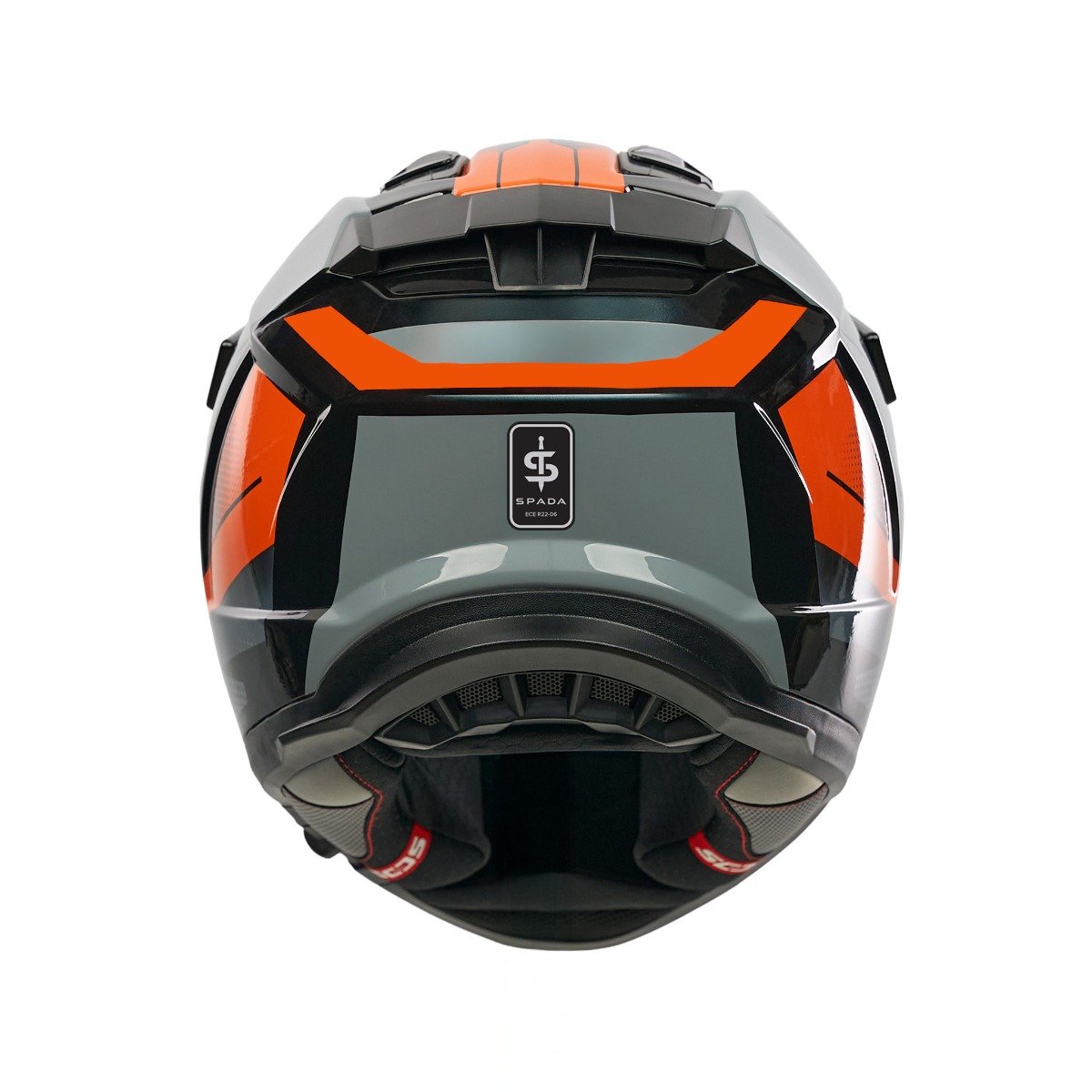 Spada Trailhawk Raptor Orange Helmet - Image 4